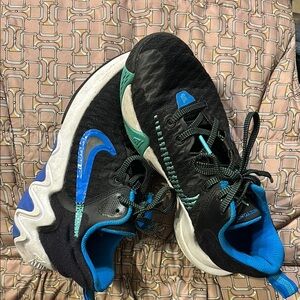 Nike Kids' Black and Blue Athletic Shoes